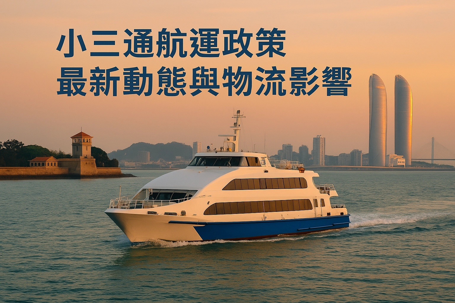 小三通航運政策最新動態與物流影響