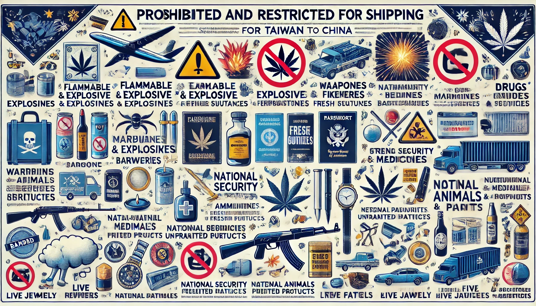 台灣寄中國禁運品列表（2025）這些物品不能寄